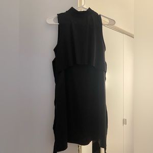 Zara black sleeveless dress - size small